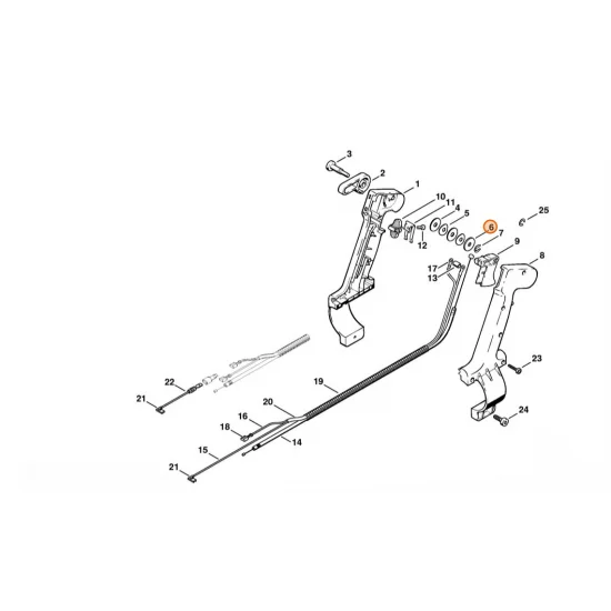 STIHL  Śruba z łbem cylindrycznym P4x12 9104 003 0660